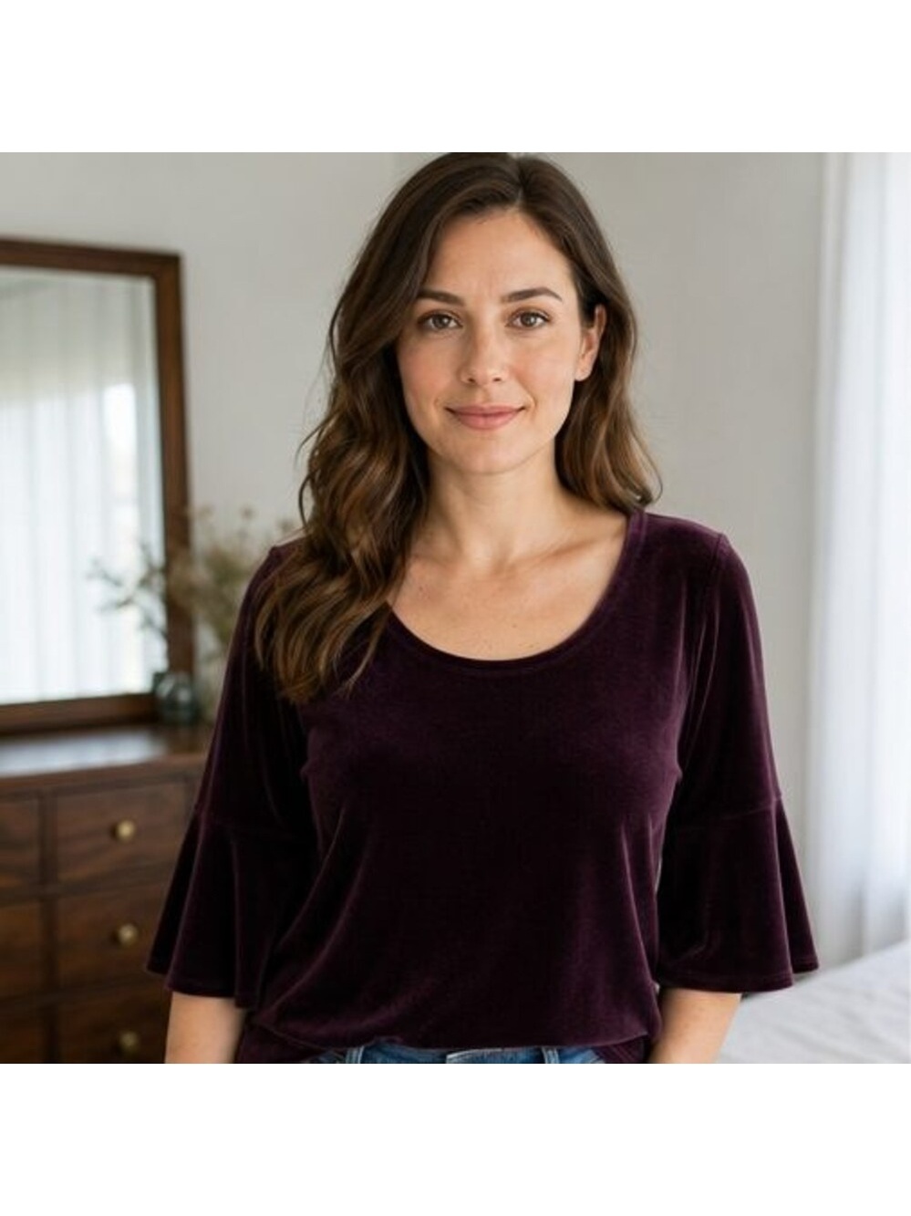 Rust Tunic Blouse
